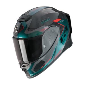 Casco Scorpion EXO-R1 EVO CARBON AIR PROPEL Black-Green