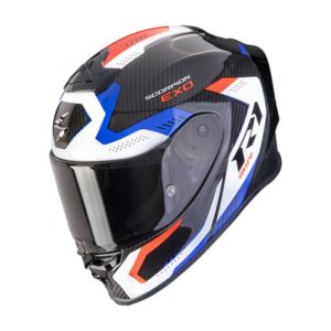 Casco Scorpion EXO-R1 EVO CARBON AIR PROPEL Black-White-Red