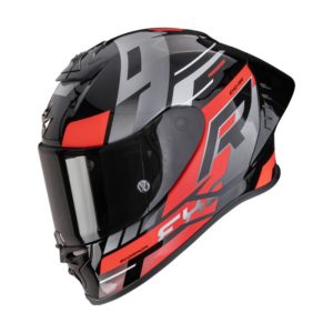 Casco Scorpion EXO-R1 EVO II AIR ADRENALINE Black-Red-Silver