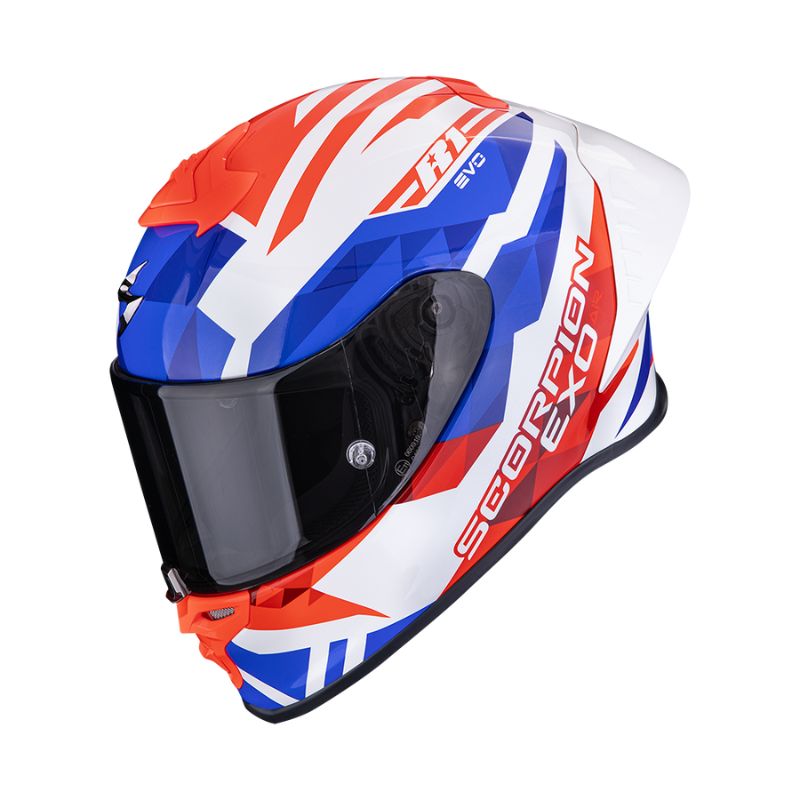 Casco Scorpion EXO-R1 EVO II AIR VALERE White-Red-Blue
