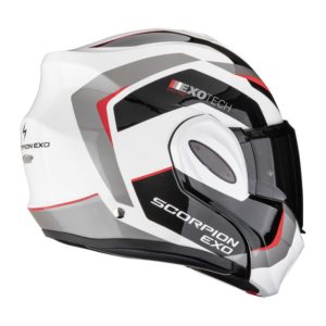 Casco Scorpion EXO-TECH EVO PRO ACUTI Grey-Black-Red