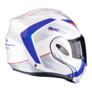 Casco Scorpion EXO-TECH EVO PRO ACUTI White-Blue-Red