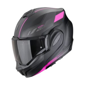 Casco Scorpion EXO-TECH EVO SOCIUS Matt Black-Pink
