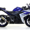 Arrow Silencioso Street Thunder de titanio fondo en carbono 71831PK - Imagen 2