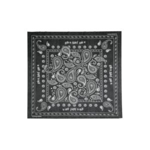 FOULARD RACER PAISLEY BLACK