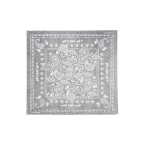 FOULARD RACER PAISLEY LIGHT GREY
