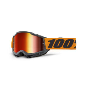 GAFAS 100% ACCURI 2 M2 NARANJA / ROJO ESPEJO