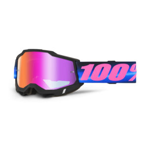 GAFAS 100% ACCURI 2 M2 SUPERDOME / ROJO OSCURO ESPEJO