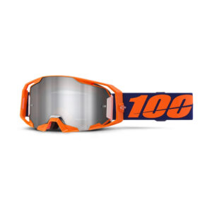 GAFAS 100% ARMATIC NARANJA NEON / PLATA ESPEJO FLASH