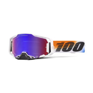 GAFAS 100% ARMEGA M2 UNITED / HIPER ROJO AZUL ESPEJO