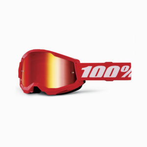 GAFAS 100% STRATA 2 JUNIOR M2 ROJO / ROJO ESPEJO