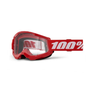 GAFAS 100% STRATA 2 JUNIOR M2 ROJO / TRANSPARENTE