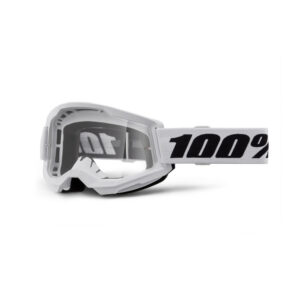 GAFAS 100% STRATA 2 M2 BLANCO / TRANSPARENTE