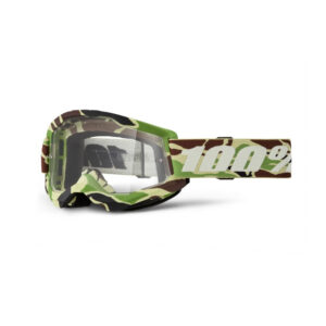 GAFAS 100% STRATA 2 M2 CAMO / TRANSPARENTE