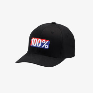 GORRA 100% CLASSIC X-FIT NEGRO