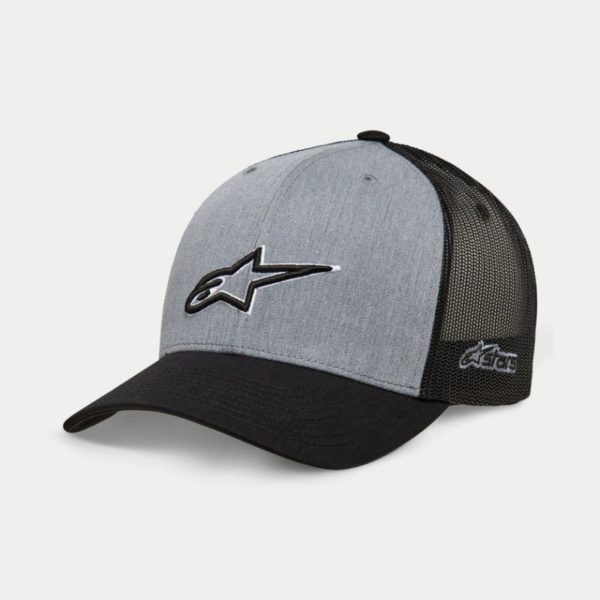 Gorra Alpinestars AGELESS OUTLINE TRUCKER GREY HEATHER BLACK