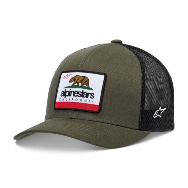 Gorra Alpinestars CALI 2.0 MILITARY GREEN BLACK