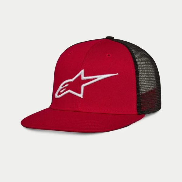 Gorra Alpinestars CORP TRUCKER RED BLACK