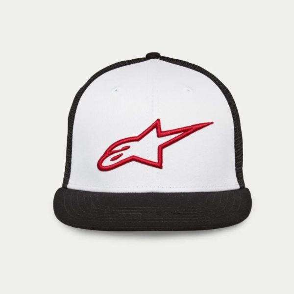 Gorra Alpinestars CORP TRUCKER WHITE BLACK