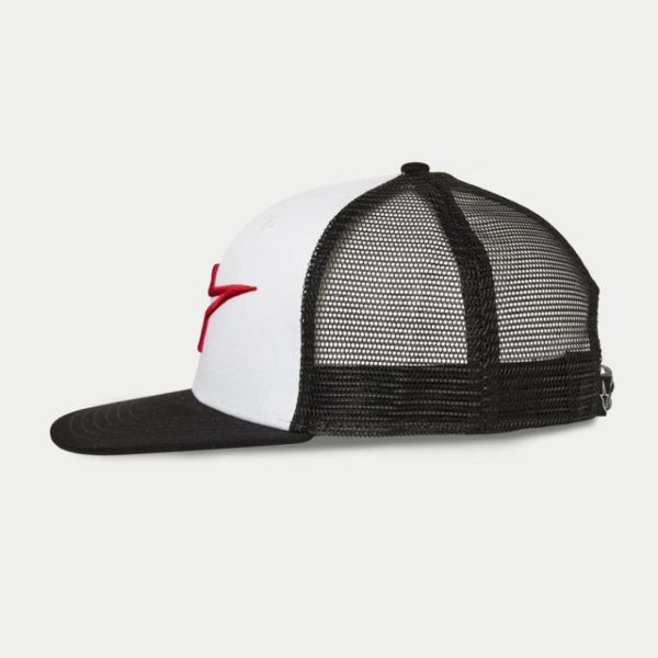 Gorra Alpinestars CORP TRUCKER WHITE BLACK