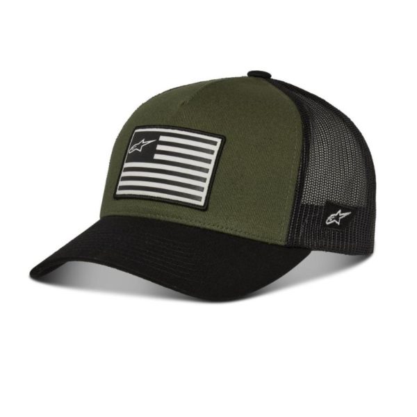 Gorra Alpinestars FLAG SNAPBACK MILITARY BLACK