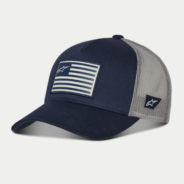 Gorra Alpinestars FLAG SNAPBACK NAVY GREY