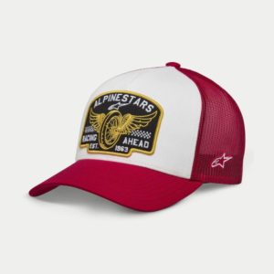 Gorra Alpinestars HERITAGE PATCH TRUCKER WHITE RED