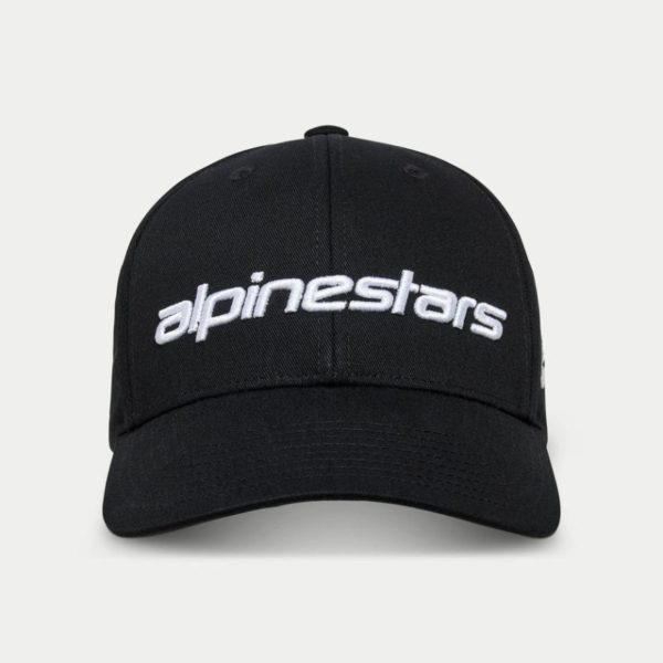 Gorra Alpinestars LINEAR WORDMARK 2.0 BLACK WHITE