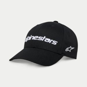 Gorra Alpinestars LINEAR WORDMARK 2.0 BLACK WHITE