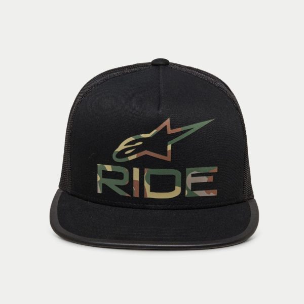 Gorra Alpinestars RIDE 4.0 CAMO TRUCKER BLACK