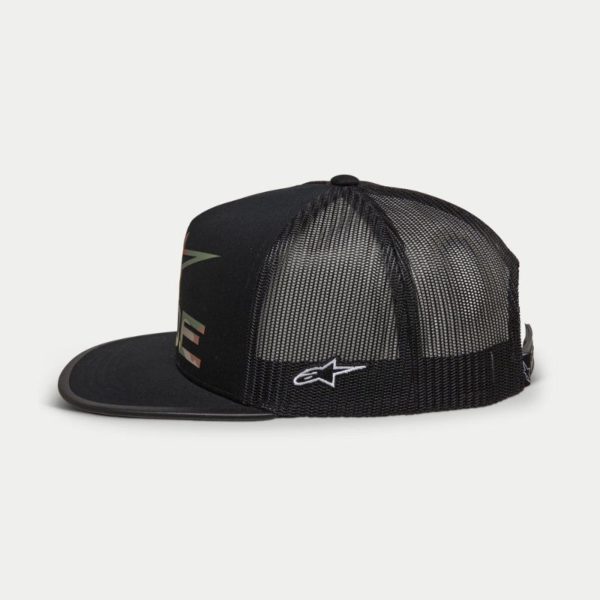 Gorra Alpinestars RIDE 4.0 CAMO TRUCKER BLACK