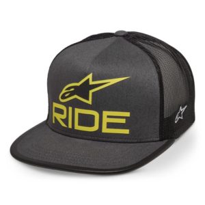 Gorra Alpinestars RIDE 4.0 TRUCKER CHARCOAL BLACK LIME