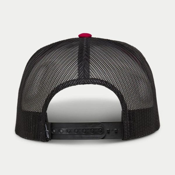 Gorra Alpinestars RIDE 4.0 TRUCKER RED BLACK WHITE