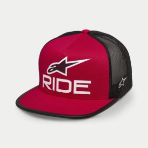 Gorra Alpinestars RIDE 4.0 TRUCKER RED BLACK WHITE