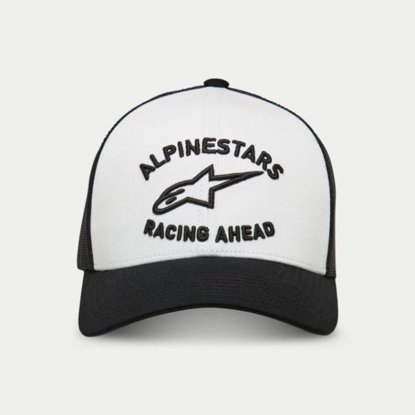 Gorra Alpinestars TRIPLE TRUCKER WHITE BLACK WHITE