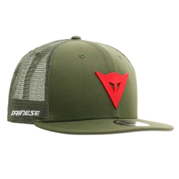 GORRA DAINESE 9FIFTY TRUCKER SNAPBACK VERDE ROJO