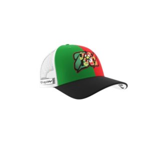 Gorra IXON CAP2 OLIV 25 GREEN RED