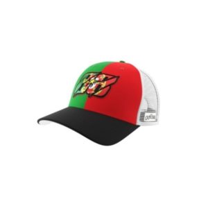Gorra IXON CAP2 OLIV 25 GREEN RED