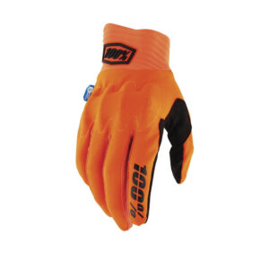 GUANTES 100% COGNITO SMART SHOCK NARANJA FLUOR