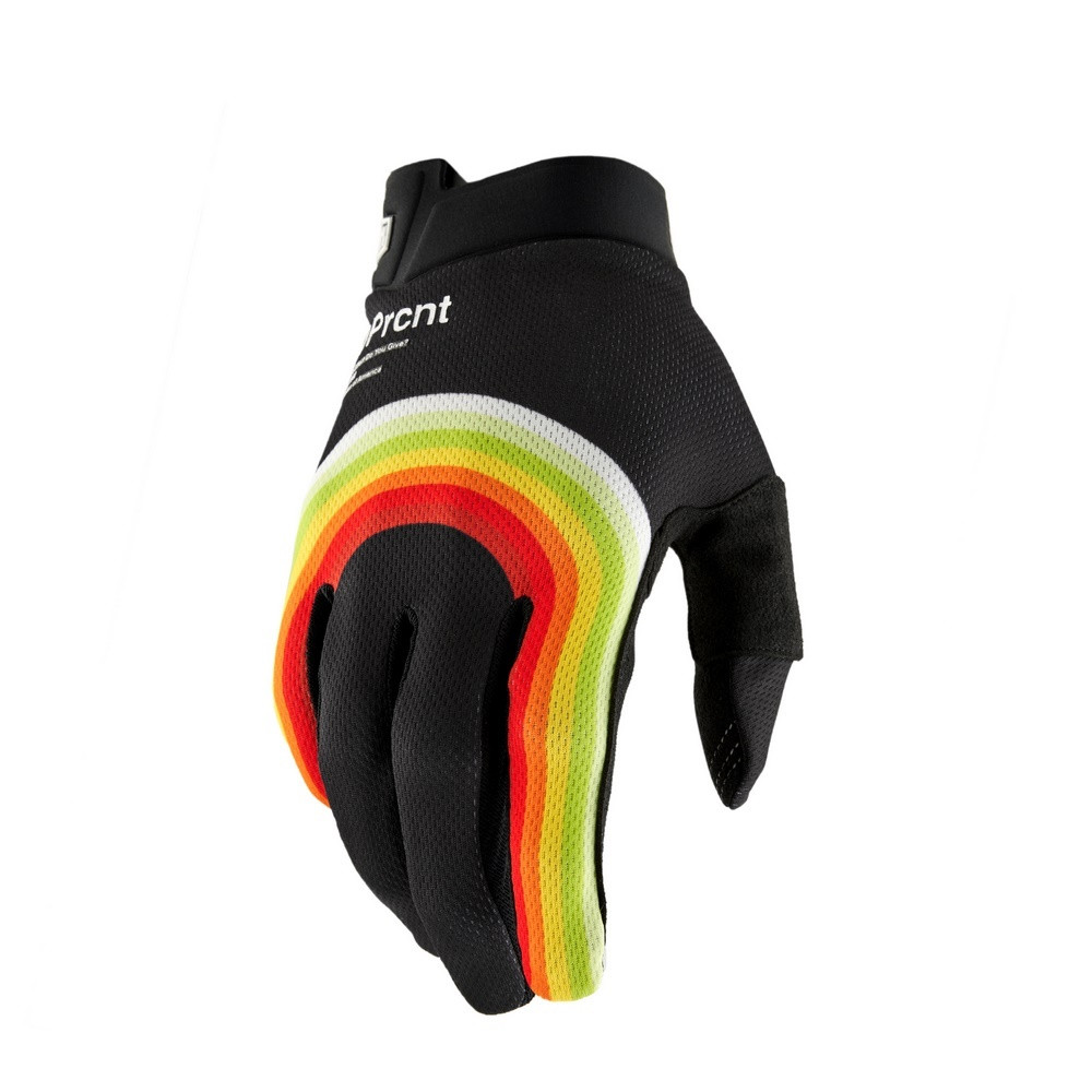GUANTES 100% ITRACK REWIND / NEGRO