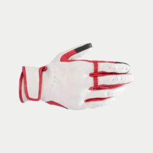 Guantes Alpinestars DYNO LEATHER ECRU RUBY RED