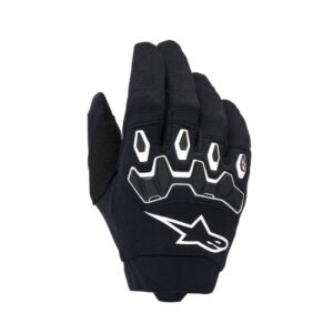 Guantes Alpinestars FULL BORE V2 YOUTH & KIDS BLACK WHITE
