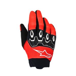 Guantes Alpinestars FULL BORE V2 YOUTH & KIDS BRIGHT RED BLACK