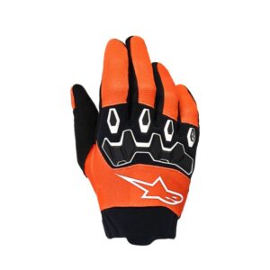 Guantes Alpinestars FULL BORE V2 YOUTH & KIDS ORANGE WHITE BLACK
