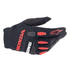 Guantes Alpinestars HONDA FULL BORE BLACK BRIGHT RED