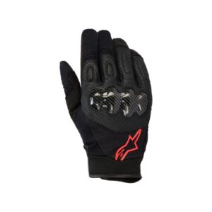 Guantes Alpinestars MEGAWATT BLACK RED FLUO