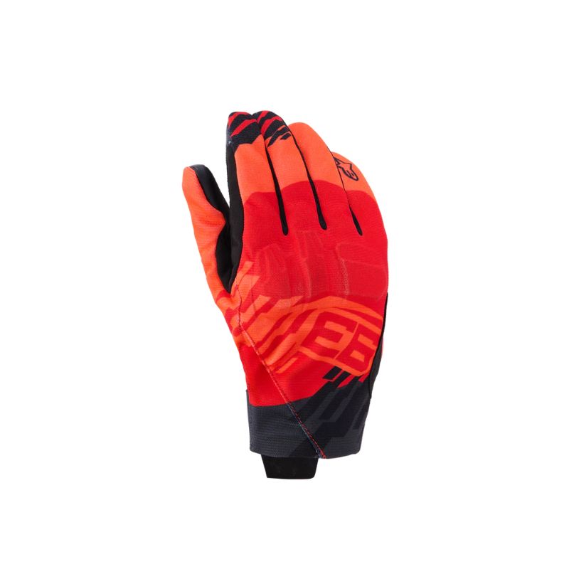 Guantes Alpinestars MM93 Reef V2 Red Fluo Bright Red Black