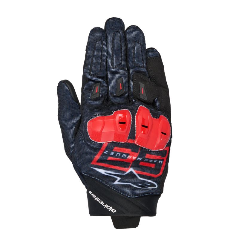 Guantes Alpinestars MM93 Spx 1 Black Bright Red White