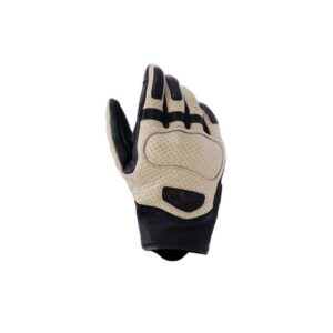 Guantes Alpinestars MUSTANG V3 LEATHER ALUMINUM BLACK