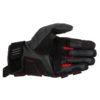 Guantes Alpinestars PHENOM LEATHER GLOVES BLACK BRIGHT RED - Imagen 2